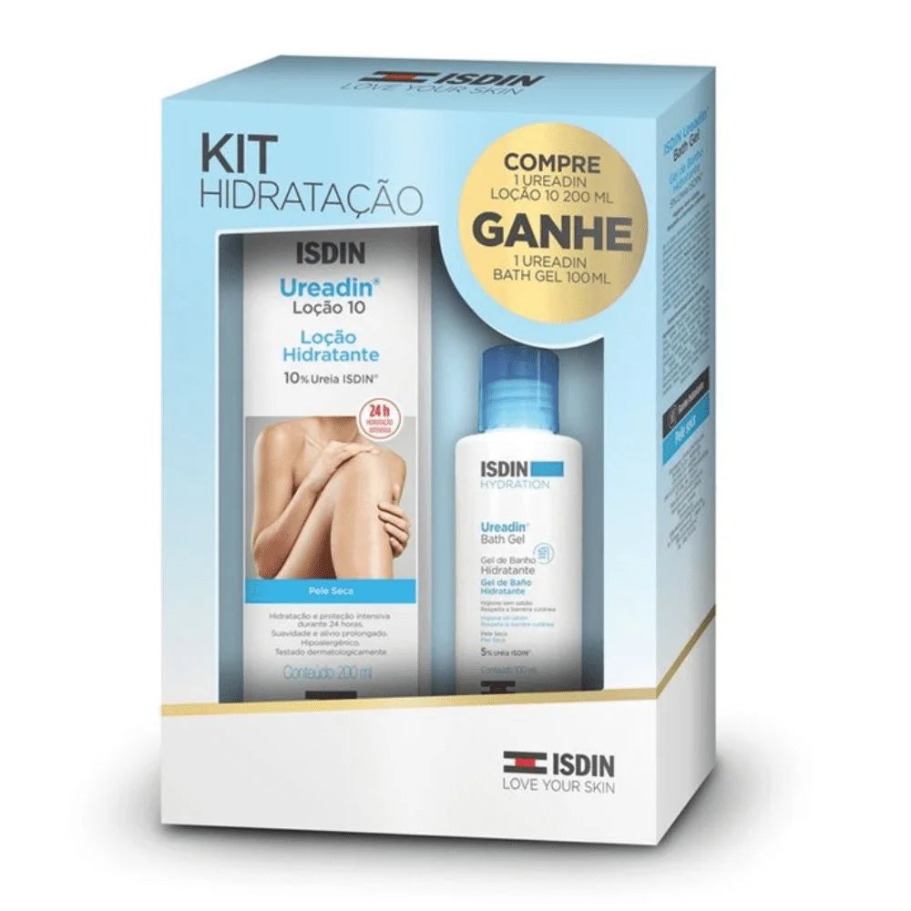 Ureadin Hydration Kit: Body Lotion 400ml + Isdin Shower Gel 100ml 300ml